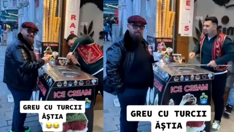 Cristian Popescu Piedone, recunoscut si de turci. El a fost  “victima “unei farse amuzante  în Turcia